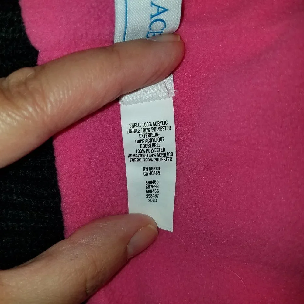 The‎ Children Place Peace Lined Fleece Hat Size 7-8